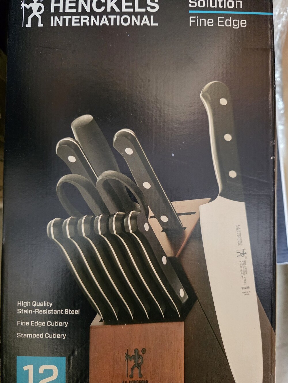 HENCKELS Solution Razor-Sharp 12-pc Knife Set - Picture 5 of 10
